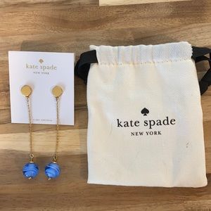 Kate Spade Single bead dangly  earrings